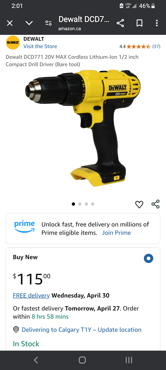 Dewalt 20V Max Cordless Drill Driver - photo 3