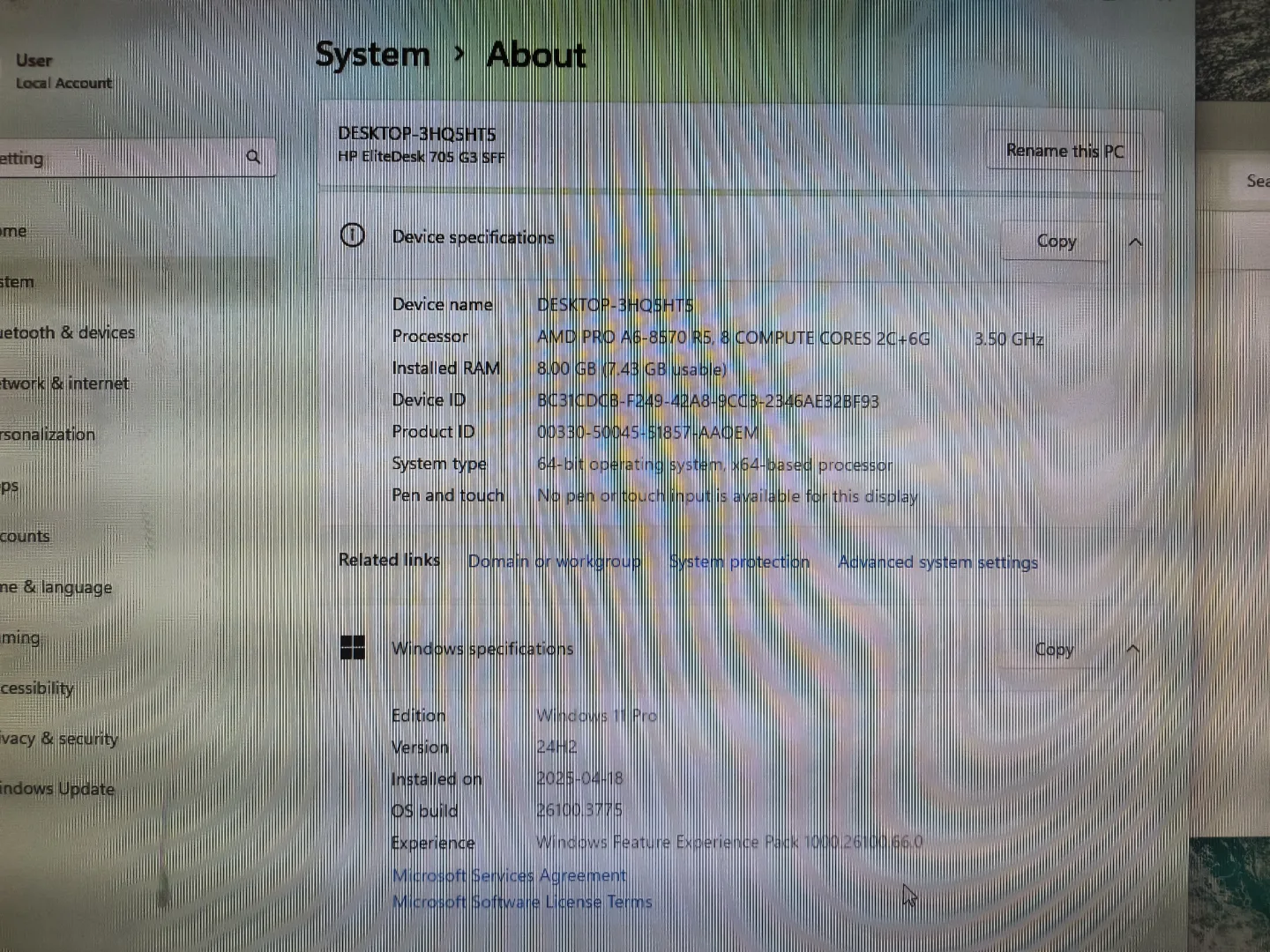 HP EliteDesk PC SSD Windows 11 image indicator(2)