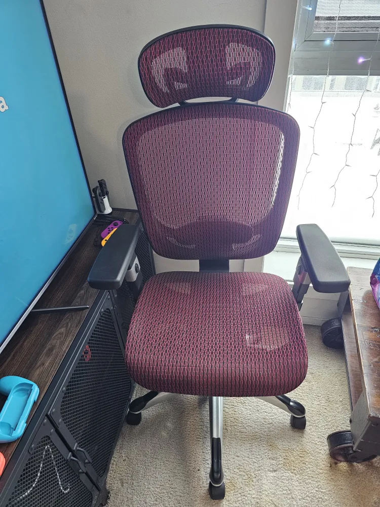 💚Ergonomic Mesh Office Chair - Red image indicator(2)