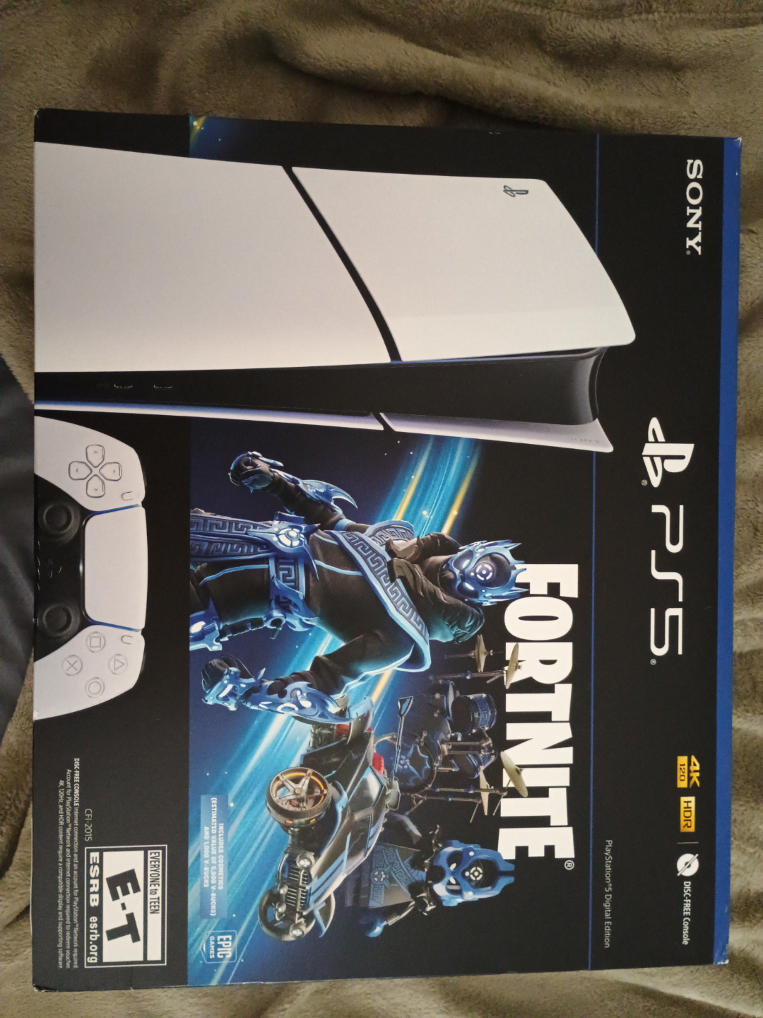 brand new PlayStation 5 with remote