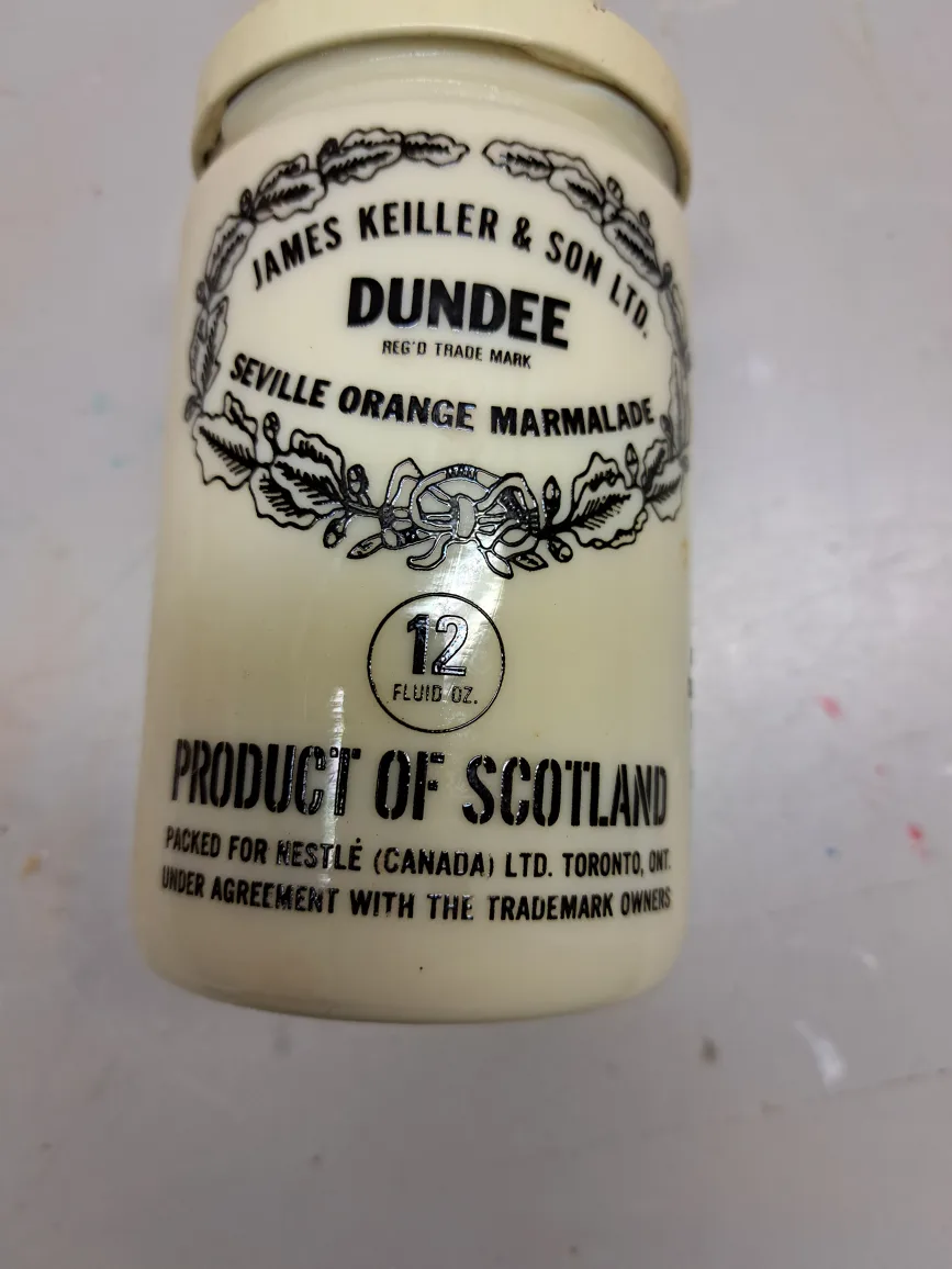 Vintage Dundee Seville Orange Marmalade Jar image indicator(2)