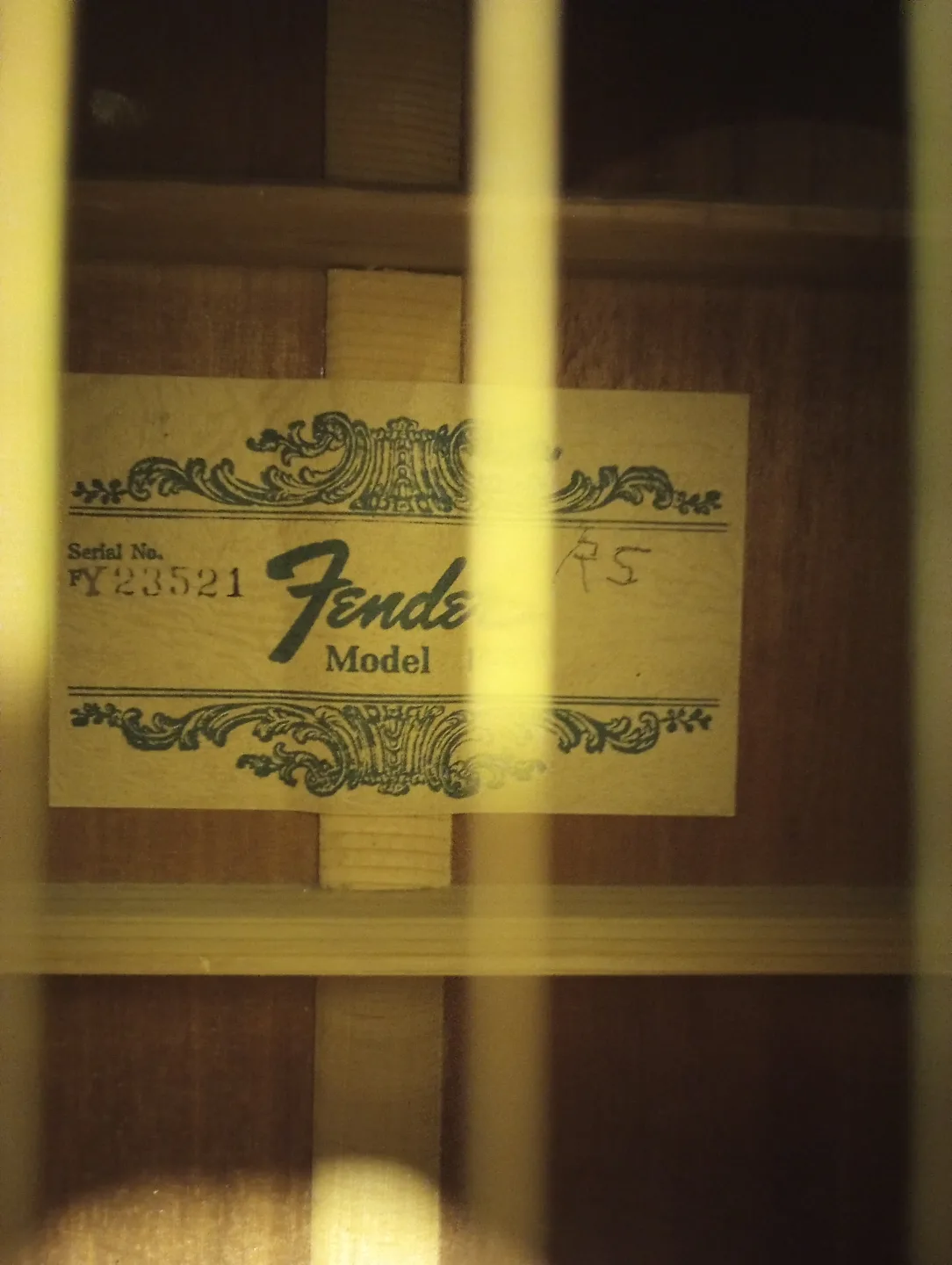 Vintage Fender Acoustic Guitar image indicator(6)