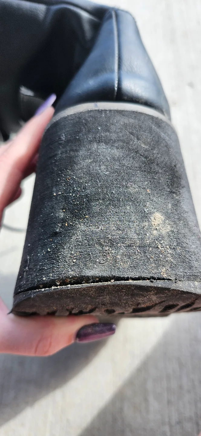 Demonia Black Vegan Leather Platform Boots image indicator(9)