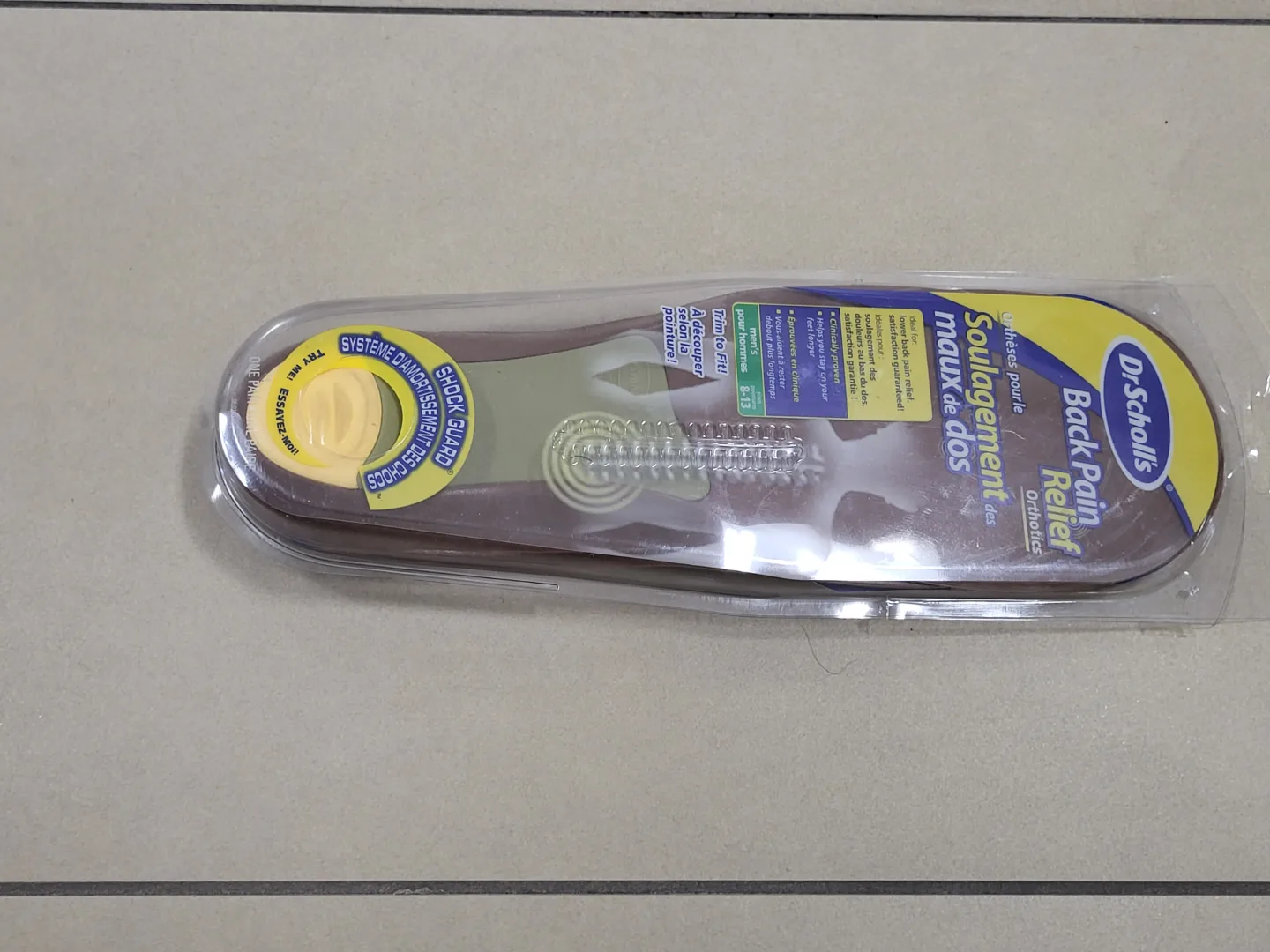 Dr Scholl's Comfort & Energy Leather Cover inner sole, New 1Pair image indicator(4)