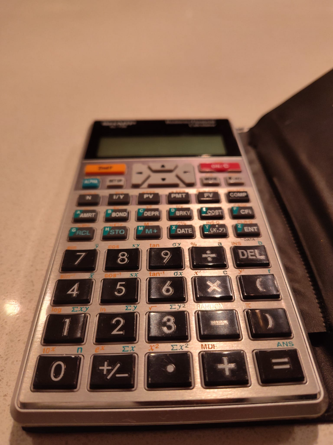SHARP EL-738 Business Financial Calculator with Flip Case Cover - photo 2