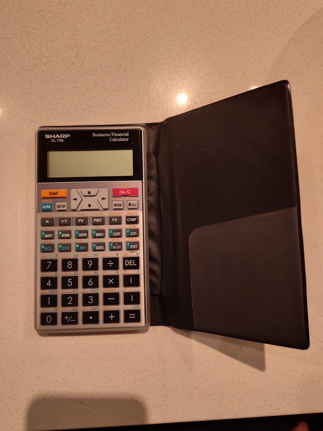 SHARP EL-738 Business Financial Calculator with Flip Case Cover - photo 4