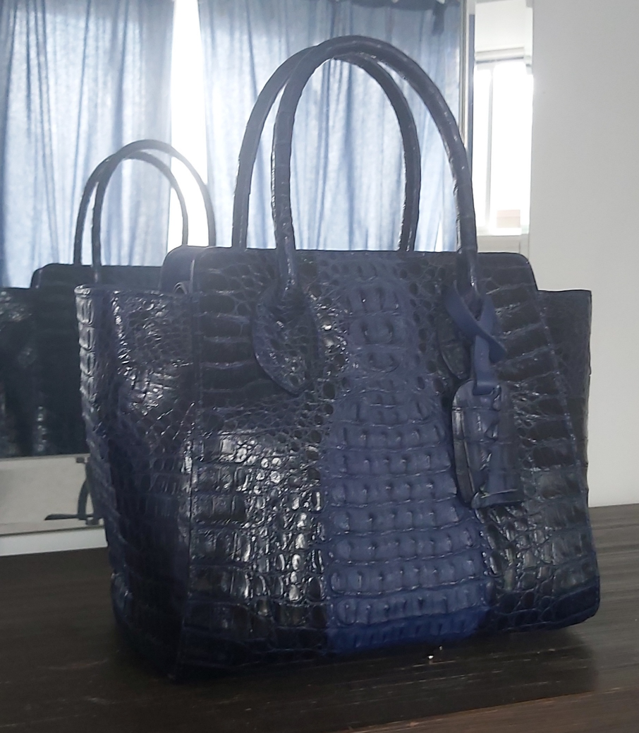 Genuine Crocodile Skin Handbag