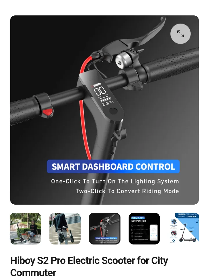 Hiboy S2 Pro Electric Scooter image indicator(9)