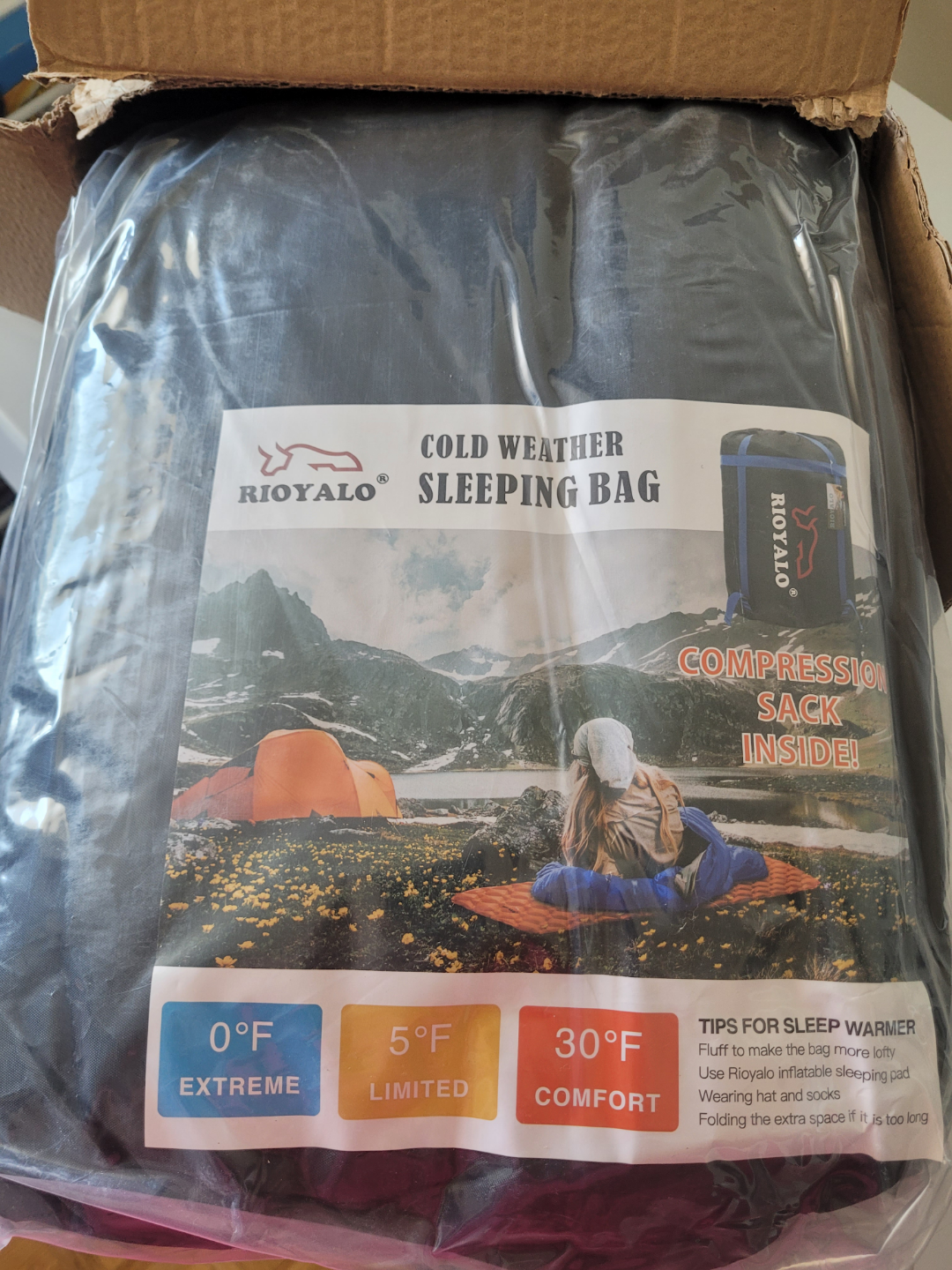 Rioyalo Sleeping Bag - Blue - photo 2