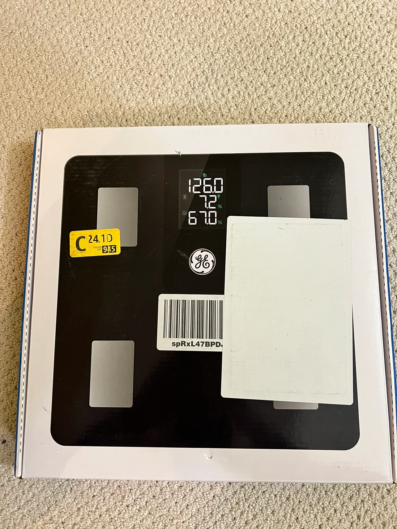 GE Smart Body Fat Scale - Fit Plus Model thumbnail