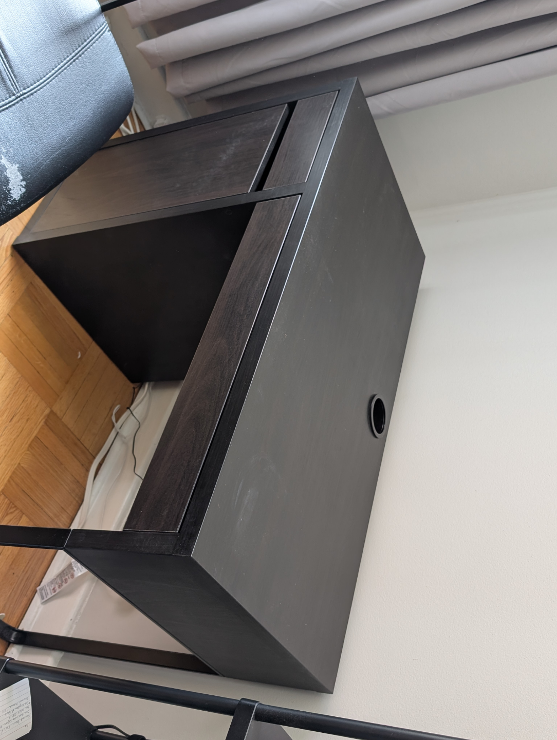 IKEA MICKE Desk - Black-Brown
