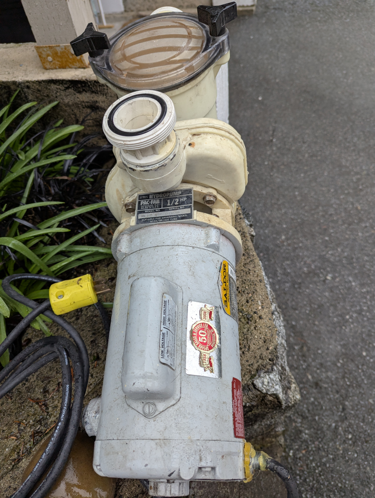 Used Pac-Fab Hydropump 1/2 HP Pool Pump💚 - photo 3