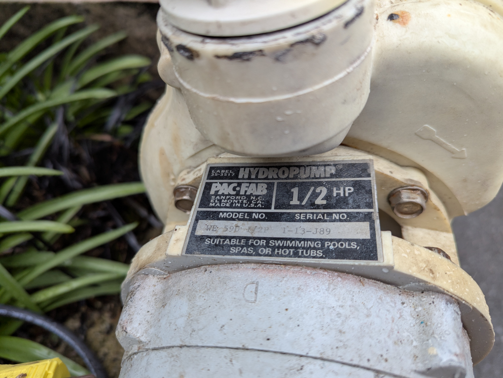 Used Pac-Fab Hydropump 1/2 HP Pool Pump💚 - photo 4