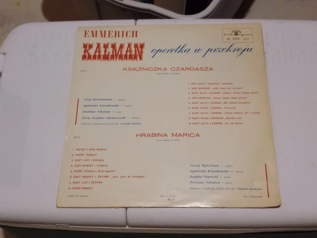 Kalman's Csardas Princess & Countess Marica- Płyta Winelowa image indicator(2)