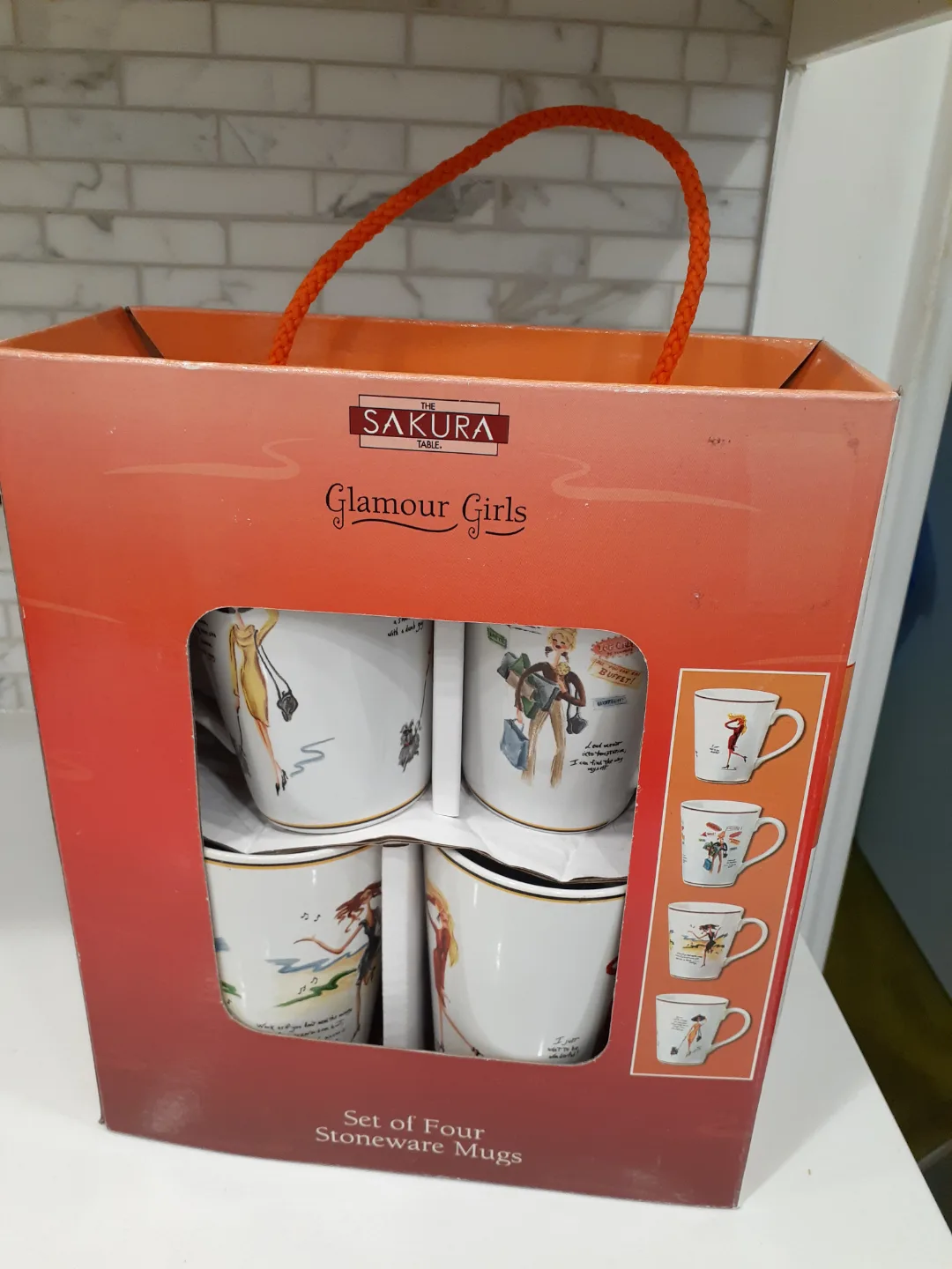 Sakura Glamour Girls Stone ware Mugs image indicator(8)