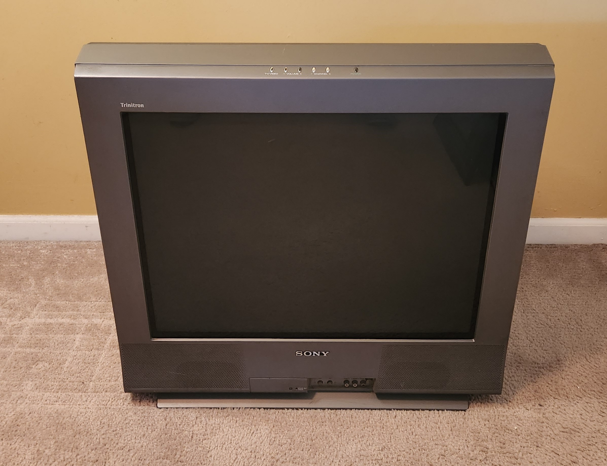 Vintage Sony Trinitron TV