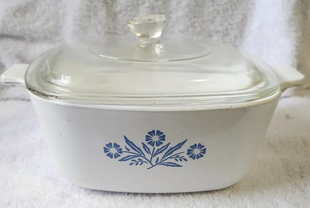 Corning Ware Cornflower P-1 1/2-B  480z /1.5 Quart  w Lid image indicator(3)