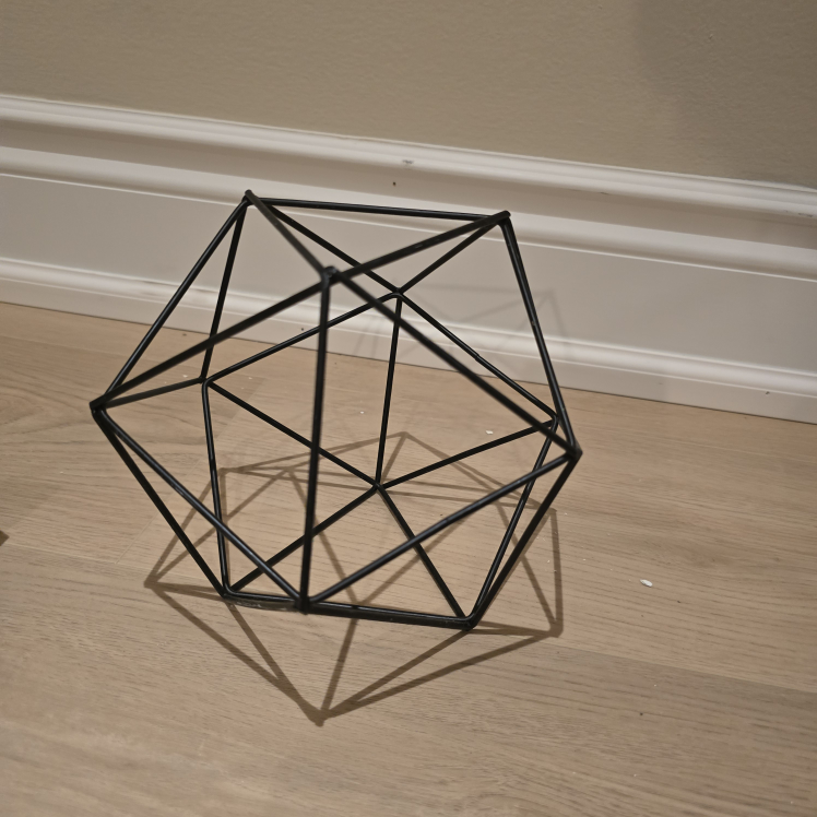 Geometric Metal Wire Frame