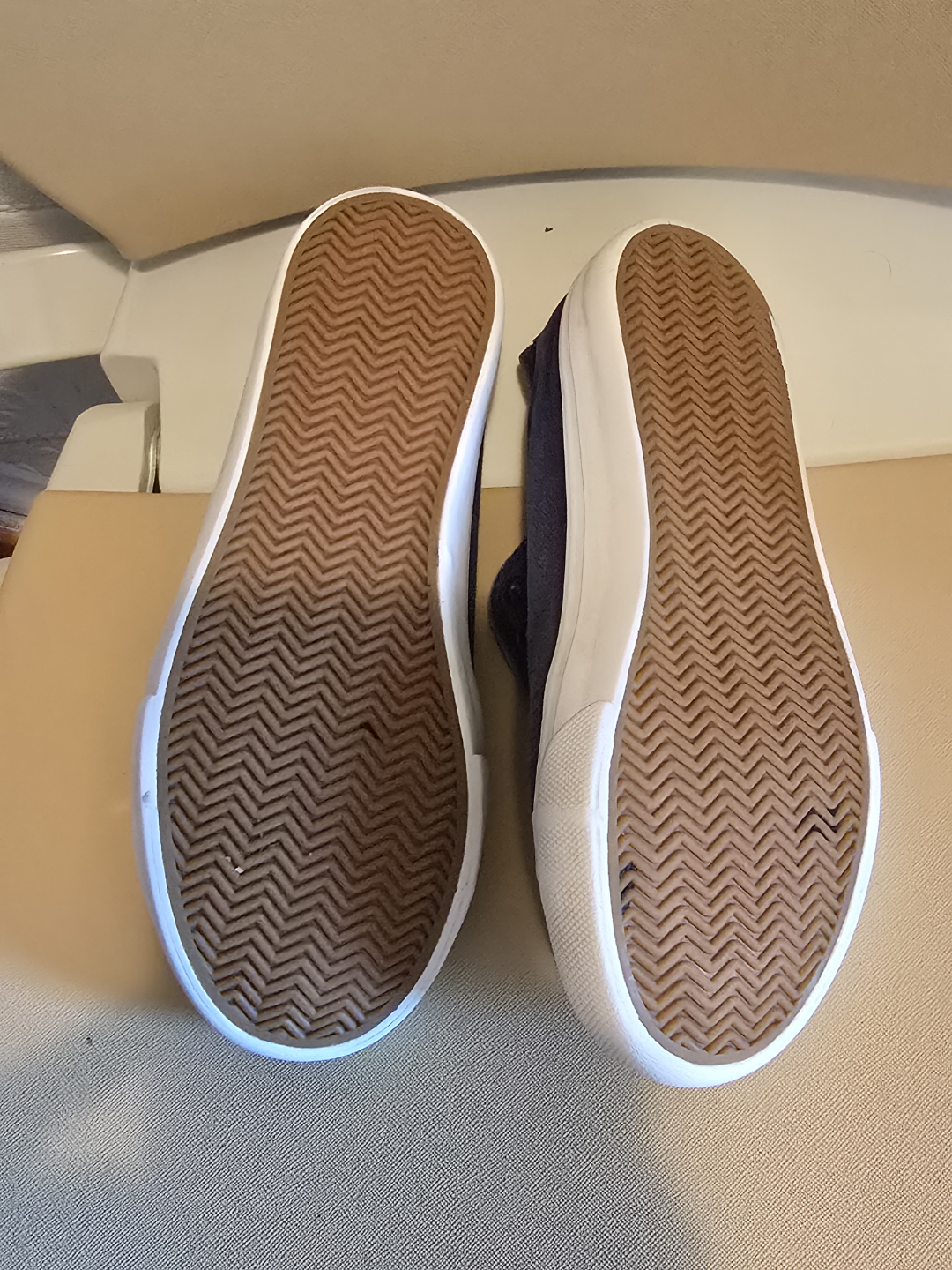 Kids' Dark Blue Slip-On Canvas Shoes - photo 2