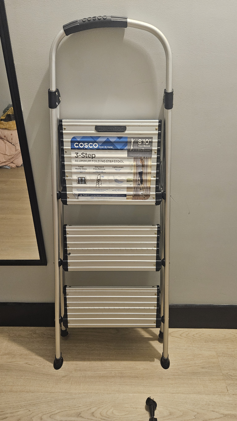 Cosco 3-Step Aluminum Folding Step Stool