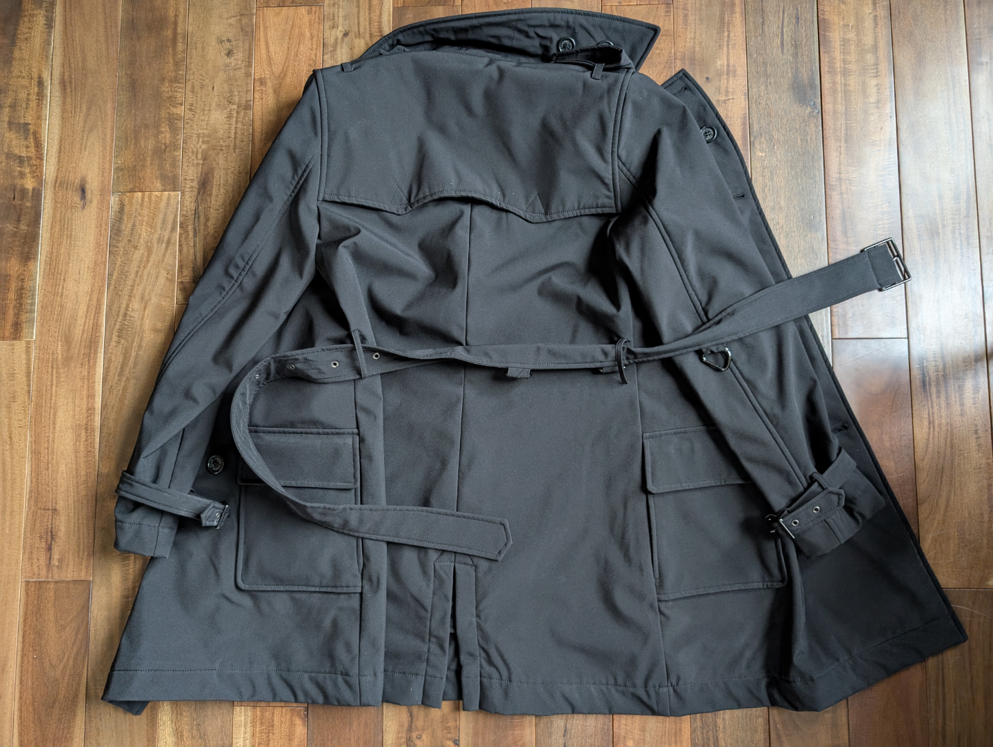 Brand New Ralph Lauren Black Trench Coat - Size XS - photo 2