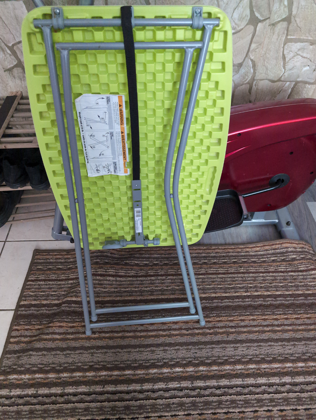 Mainstays Kids Folding Activity Table - Green - photo 4