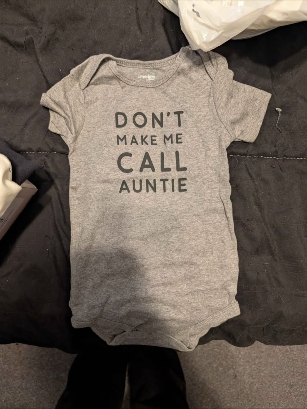 Three Simple Joys Baby Bodysuits + Sensory Toy + Gift Bag