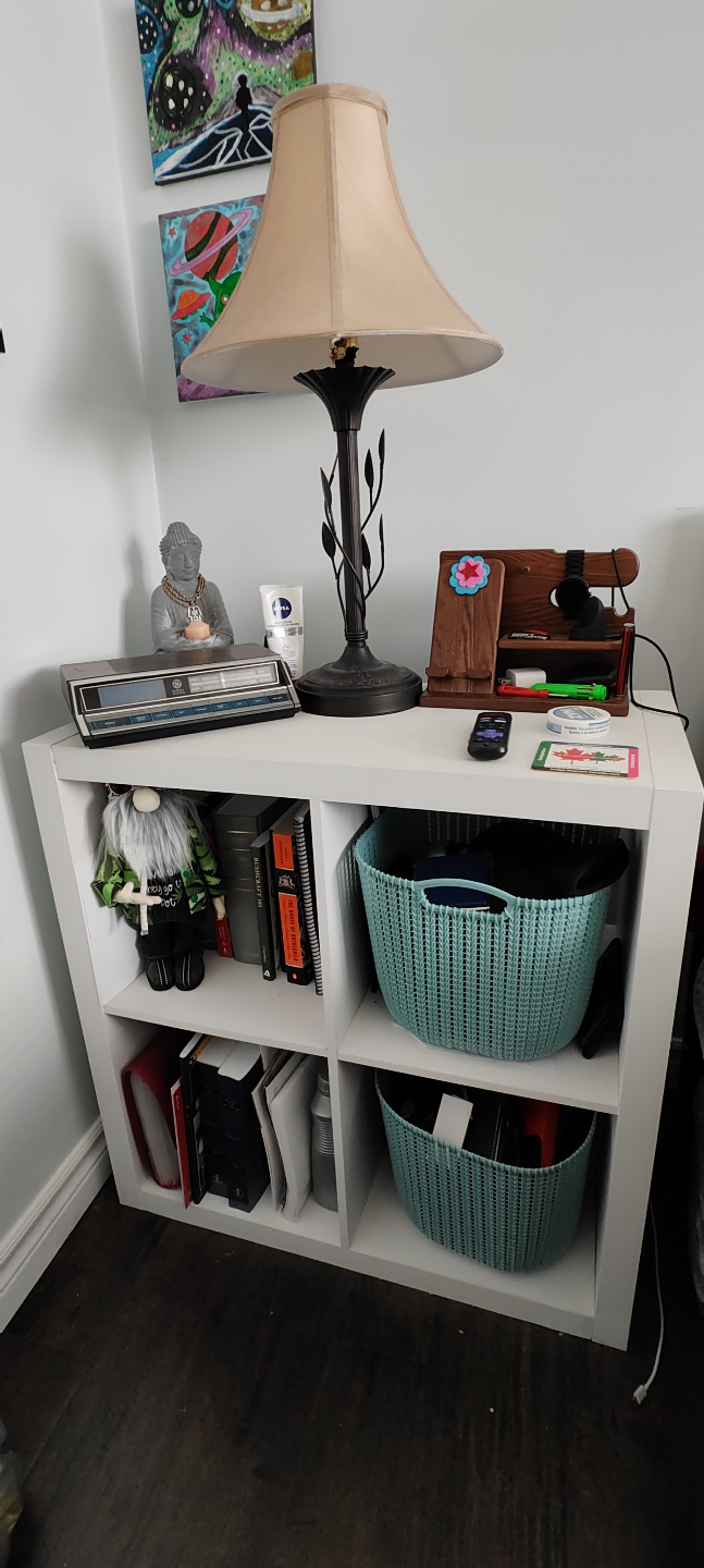 2 White Cube Storage Organizers/bookshelves - photo 3