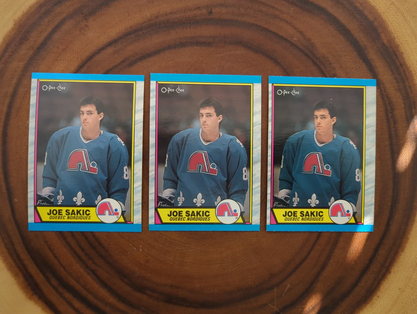 1989 O-Pee-Chee Joe Sakic Quebec Nordiques Card image indicator(6)