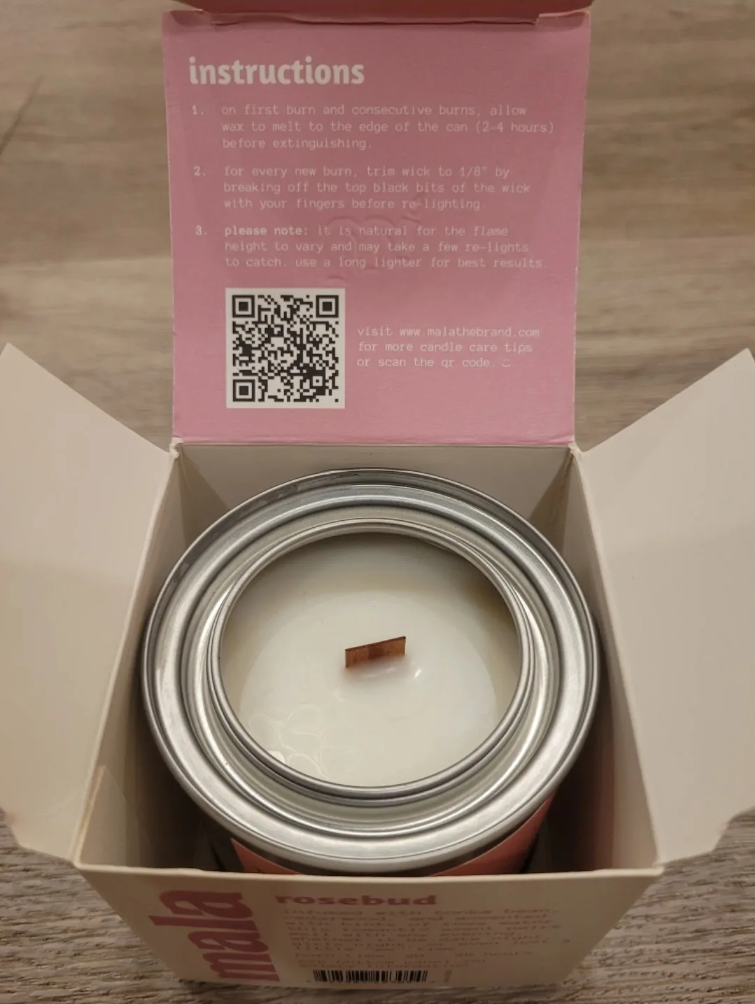 💚 Mala Rosebud Candle image indicator(2)