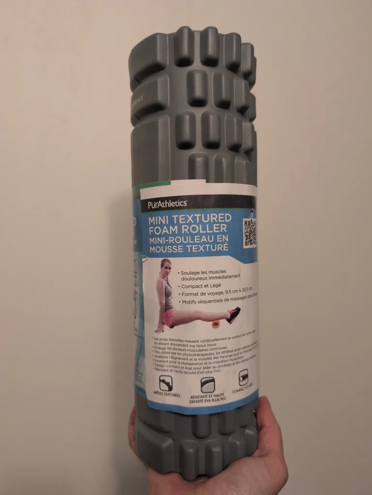 💚 PürAthletics Mini Textured Foam Roller - BRAND NEW image indicator(4)