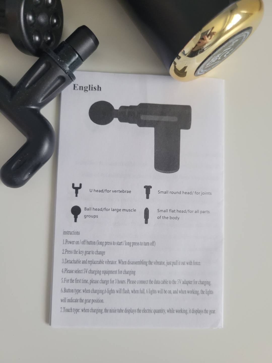 Cordless Percussion Massage Gun - photo 3