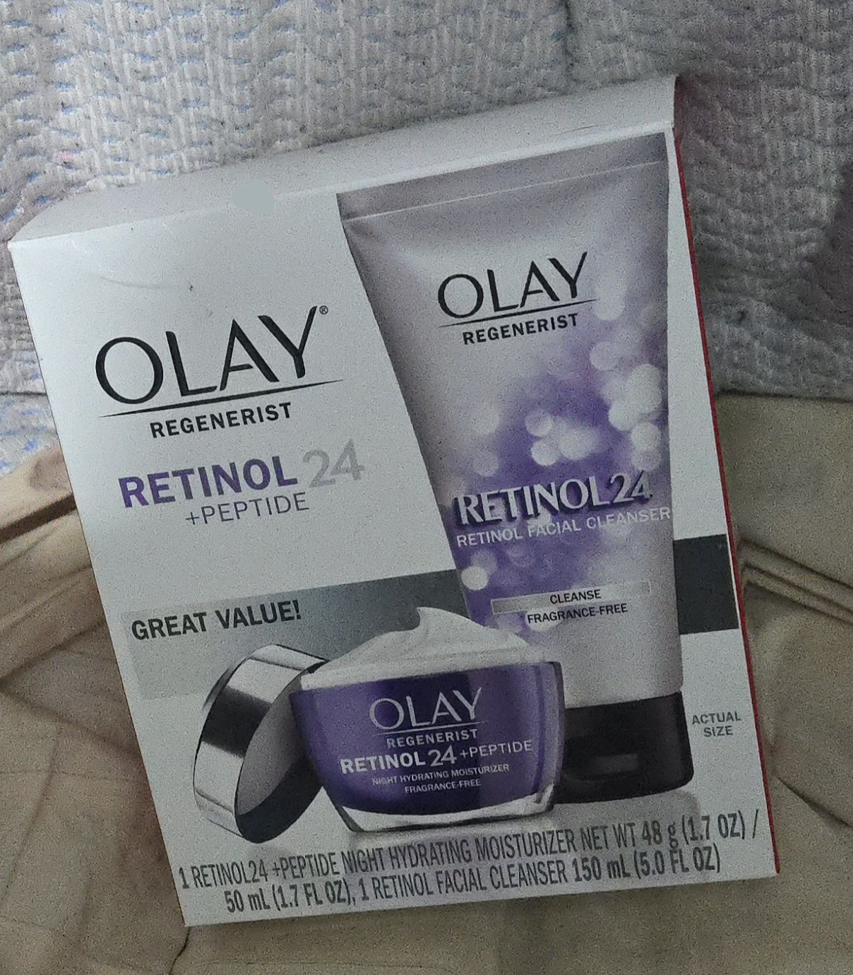 OLAY Regenerist Retinol24 + Peptide Duo Pack