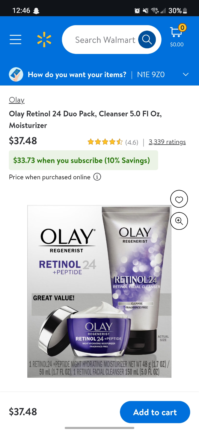 OLAY Regenerist Retinol24 + Peptide Duo Pack - photo 2