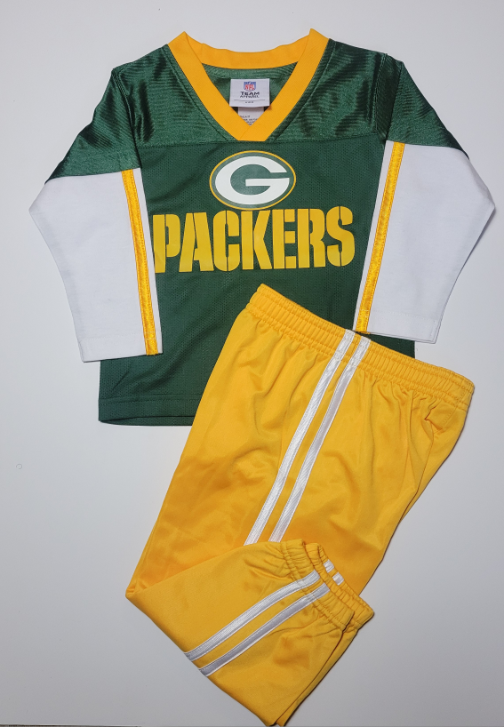 💚 NEW NFL Green Bay Packers 2 piece outfit 2T
