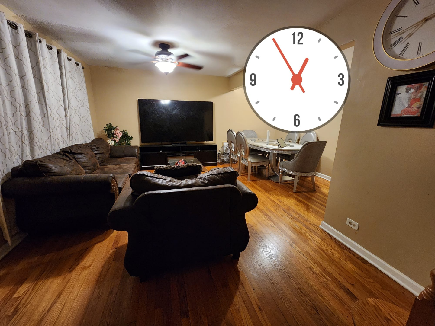 Brown Leather Sectional Sofa - photo 2