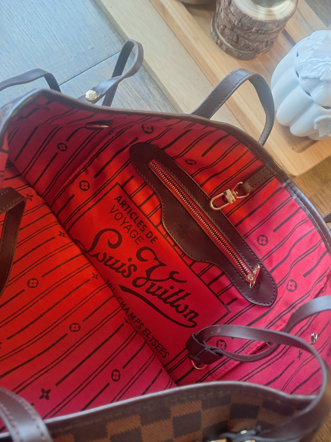 Louis Vuitton Neverfull MM Replica Tote Bag - photo 2