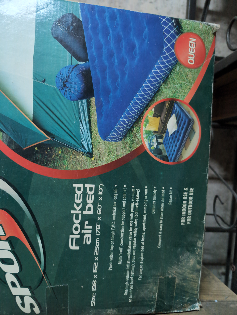 Queen Size Sportek Flocked Air Bed - photo 3