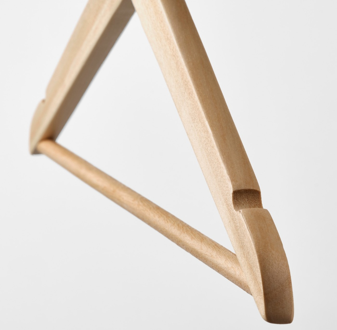 Set of 35 - Wooden Clothes Hangers - photo 4