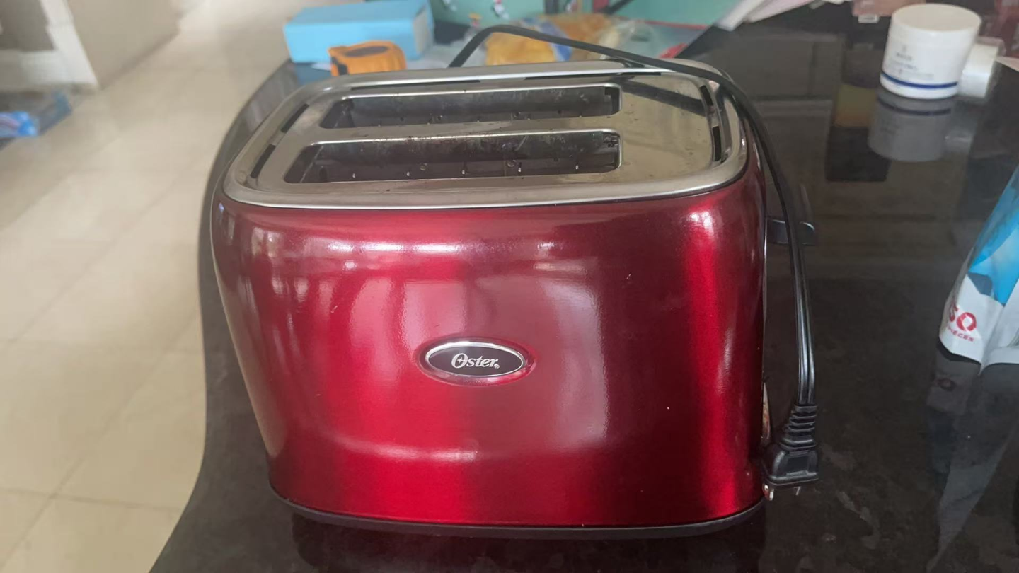 Red Oster 2-Slice Toaster