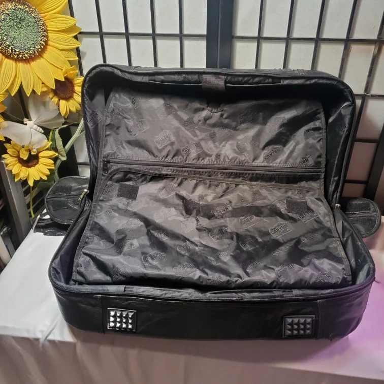 CANYON OUTBACK BLACK LEATHER TRAVEL BAG/WEEKEND BAG image indicator(3)