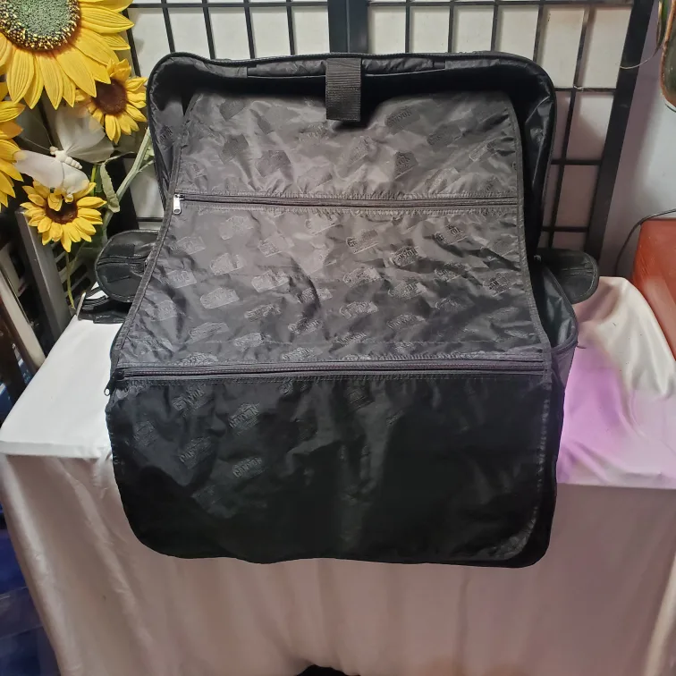 CANYON OUTBACK BLACK LEATHER TRAVEL BAG/WEEKEND BAG image indicator(7)