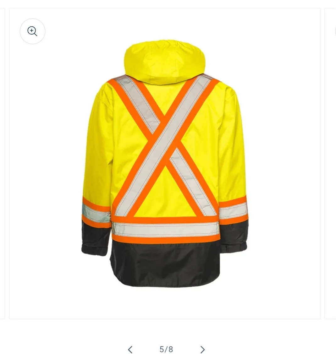 High-visibility waterproof work jacket image indicator(2)