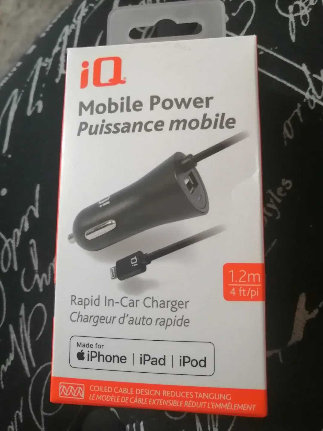iQ Mobile Power Rapid In-Car Charger for iPhone, iPad, iPod thumbnail