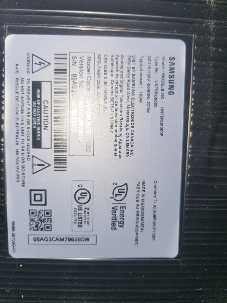 Samsung 75" 4k Smart TV - photo 4