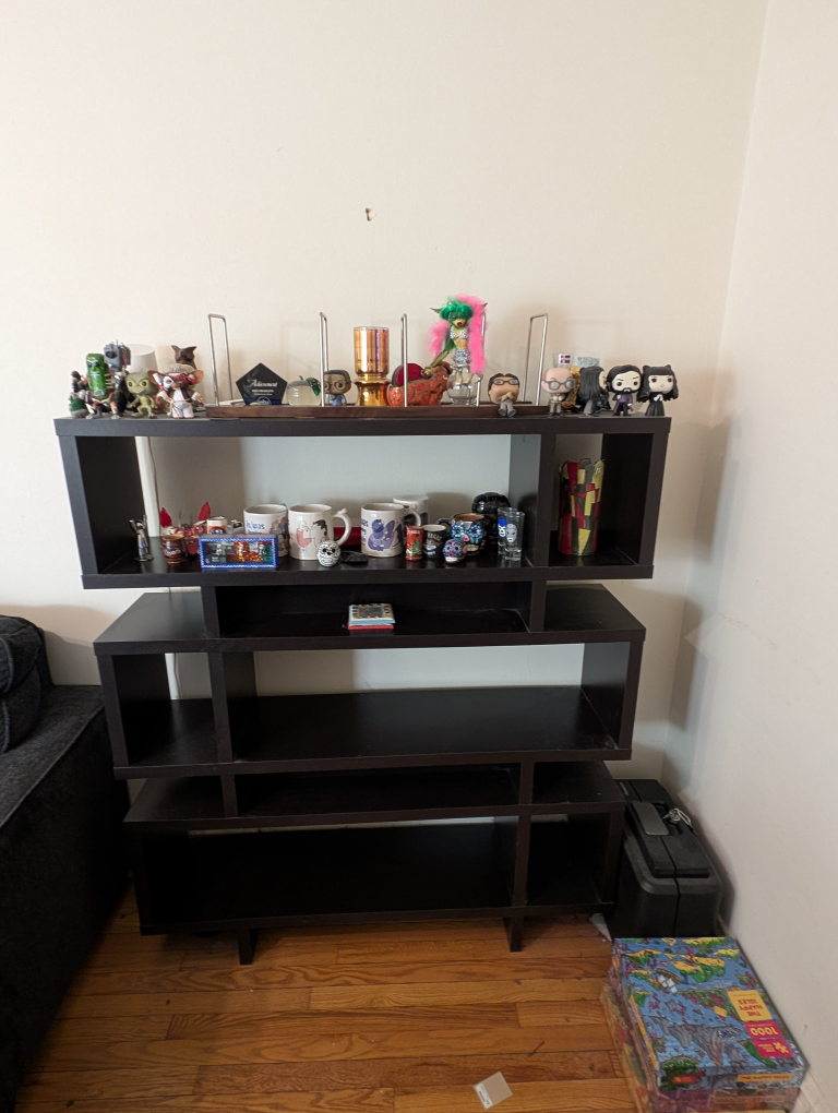 Modern Dark Brown Bookshelf - photo 3
