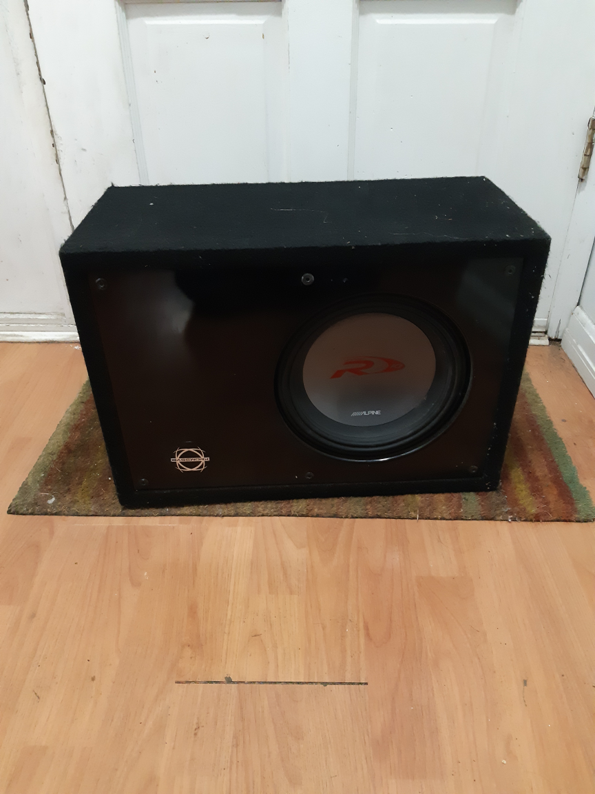 Alpine Type R 10" Sub With Box