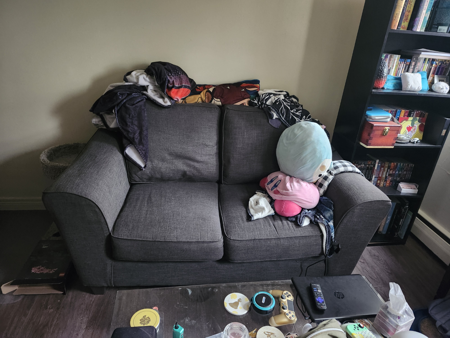Grey Two-Seater Sofa - photo 2
