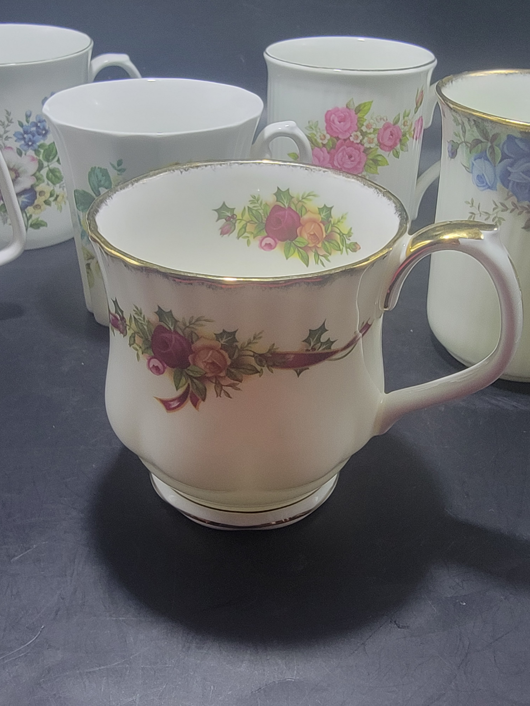 Six Gorgeous vintage Tea Mugs - photo 2