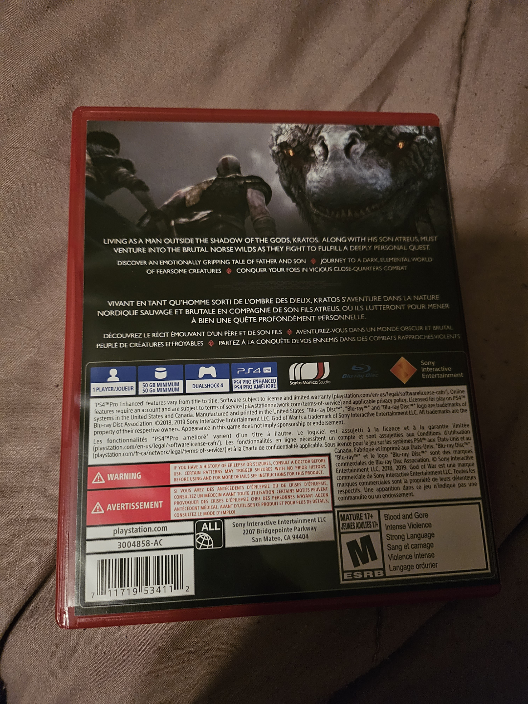 God of War PS4 Playstation Hits - photo 2